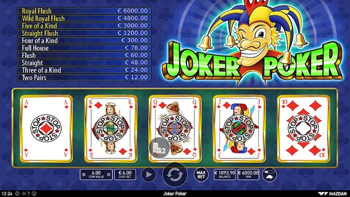 joker poker gameplay image