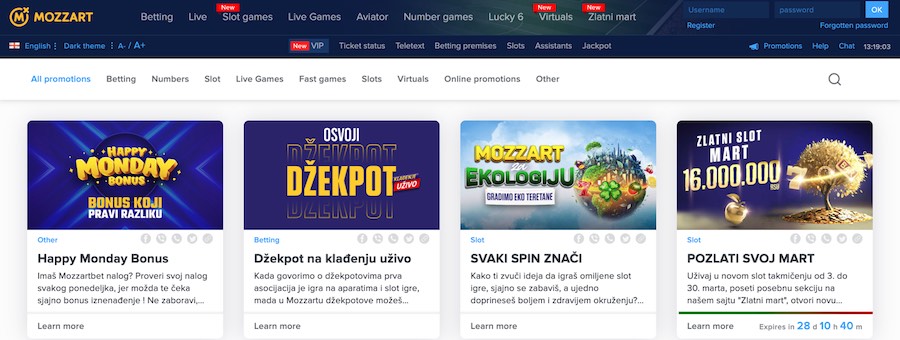 Mozzart Casino Promocije Casino u Hrvatskoj